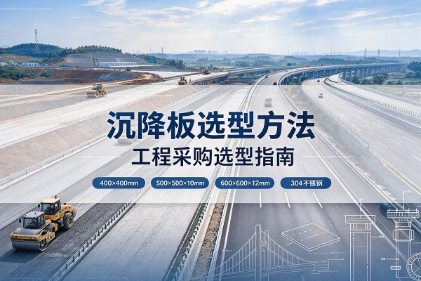 内丘沉降板选择方法