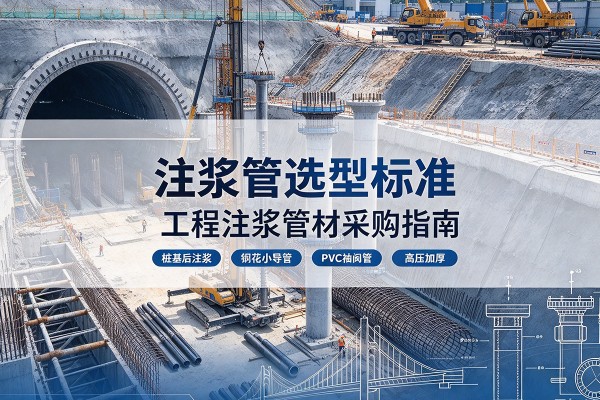 内丘注浆管选型标准