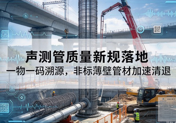 内丘声测管质量新规落地，一物一码溯源，非标薄壁管材加速清退
