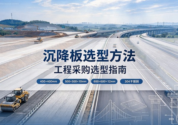 内丘沉降板选择方法